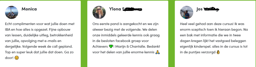 Op deze foto zie je IBA Coaching ervaringen