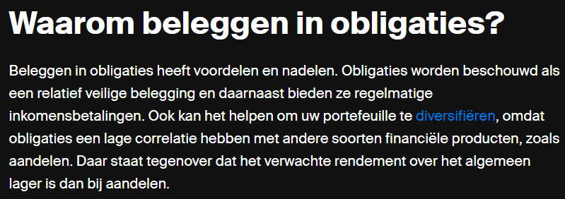 Op deze foto zie je obligaties bij DEGIRO