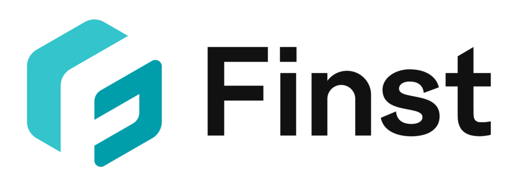 Op deze foto zie je het Finst logo, de #3 van beste crypto broker
