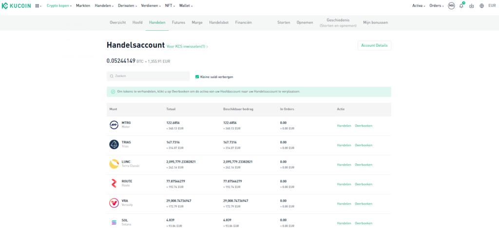 Op deze foto zie je de nummer #4 KuCoin van beste crypto broker