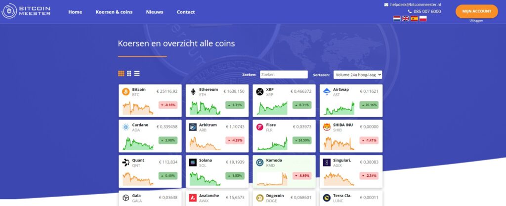 Op deze foto zie je de nummer #11 bcm van beste crypto broker