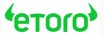 Op deze foto zie je het eToro logo, de #10 van beste crypto broker