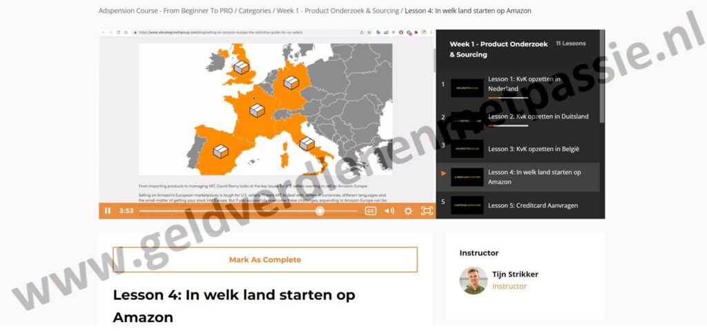 Op deze foto zie je Module #2 - Product Onderzoek & Sourcing van de Amazon FBA-cursus