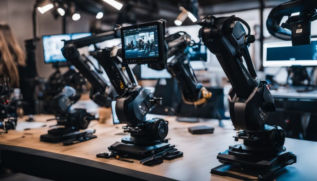 Op deze foto zie je een camera als voorbeeld van een faceless YouTube kanaal