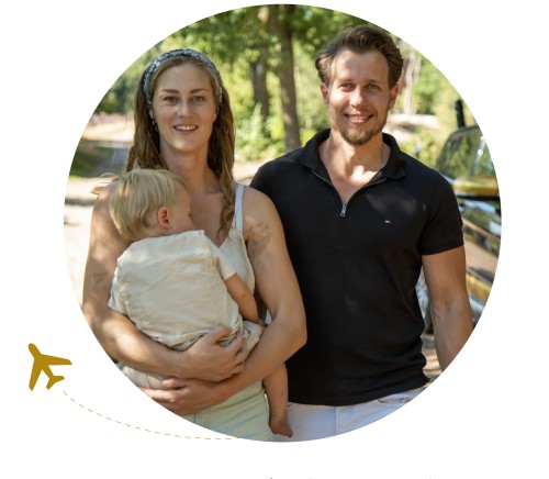Op deze foto zie je John Slabbekoorn en jeanet wolf van Lifestyle of Business