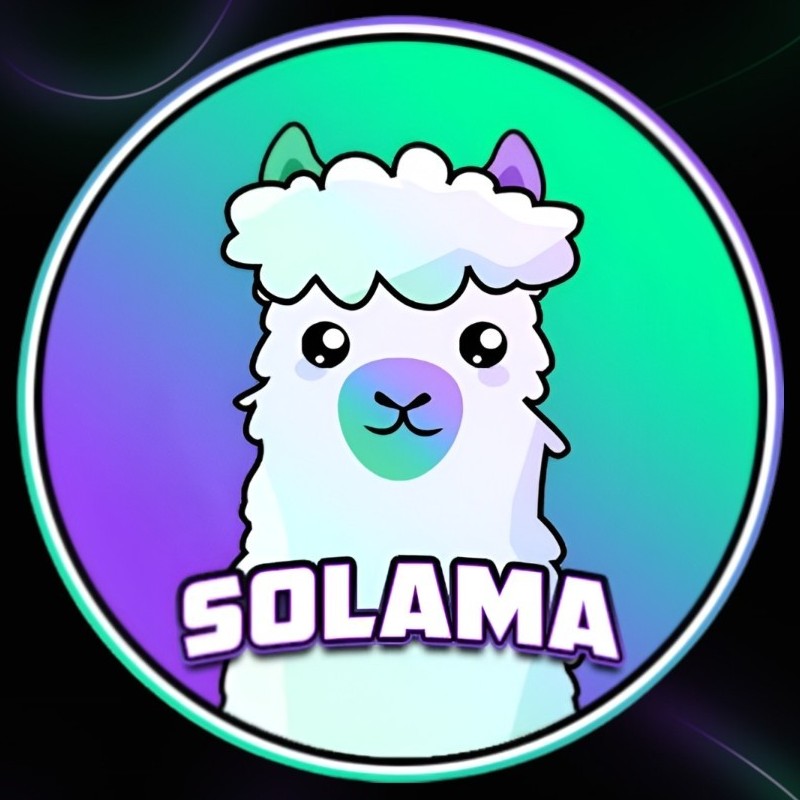 Op deze foto zie je het logo van Solama