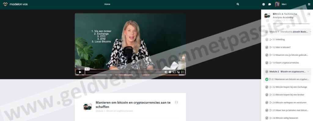 Op deze foto zie je #4 Madelon Vos: Bitcoin & Technische Analyse Academy van Beste crypto trading cursus