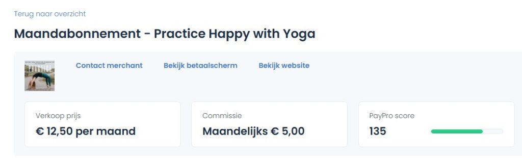 Op deze foto zie je een affiliate marketing netwerk