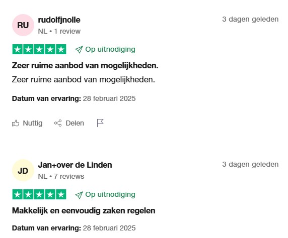 Op deze foto zie je Raisin trustpilot ervaringen