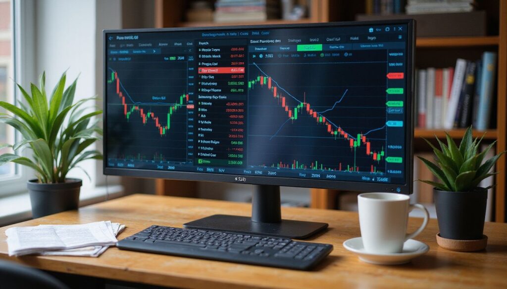 Op deze foto zie je de spread bij forex traden