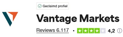 Op deze foto zie je Vantage Markets, een forex broker